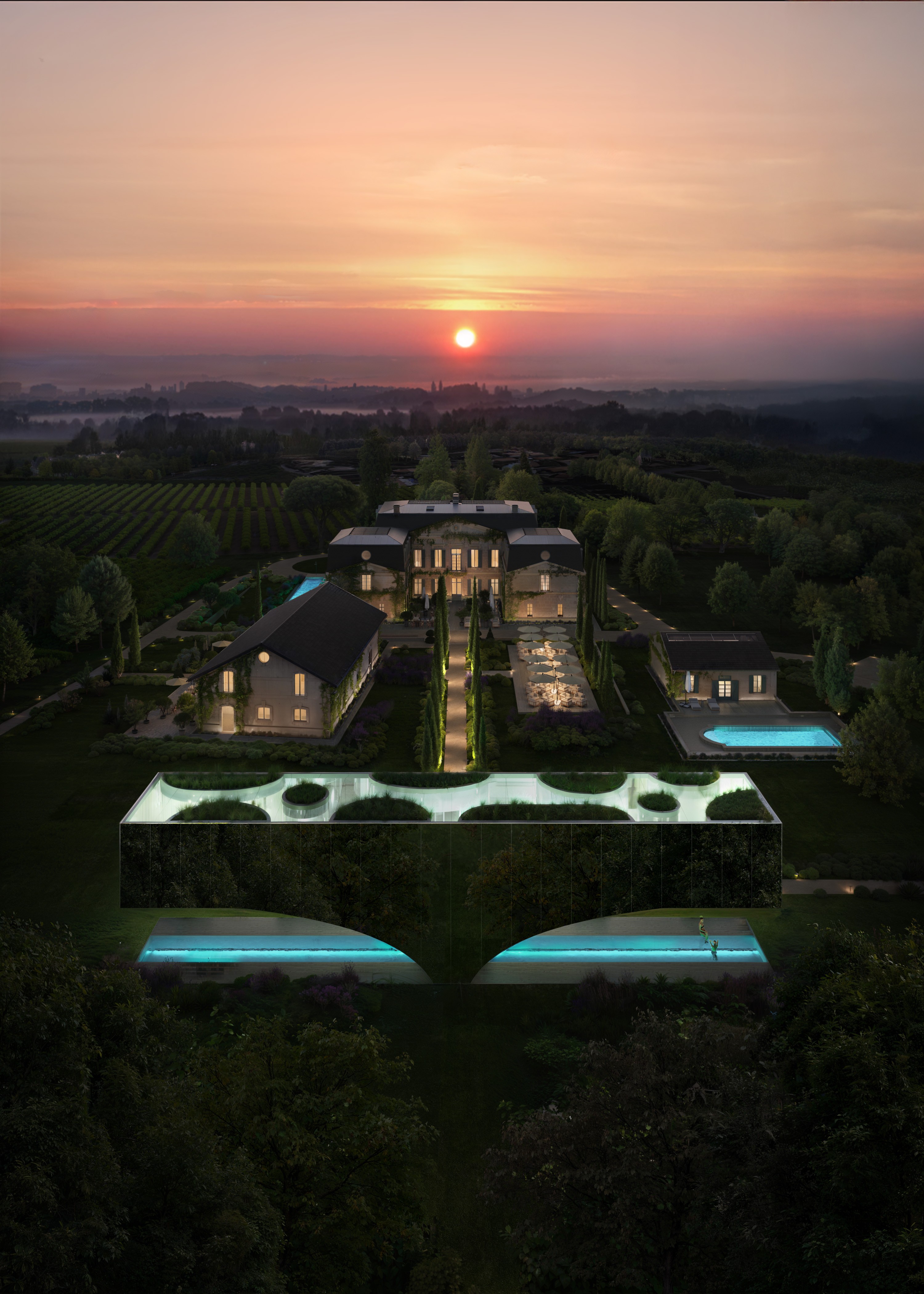 Lakeside Housing Projects Nature Urban Life