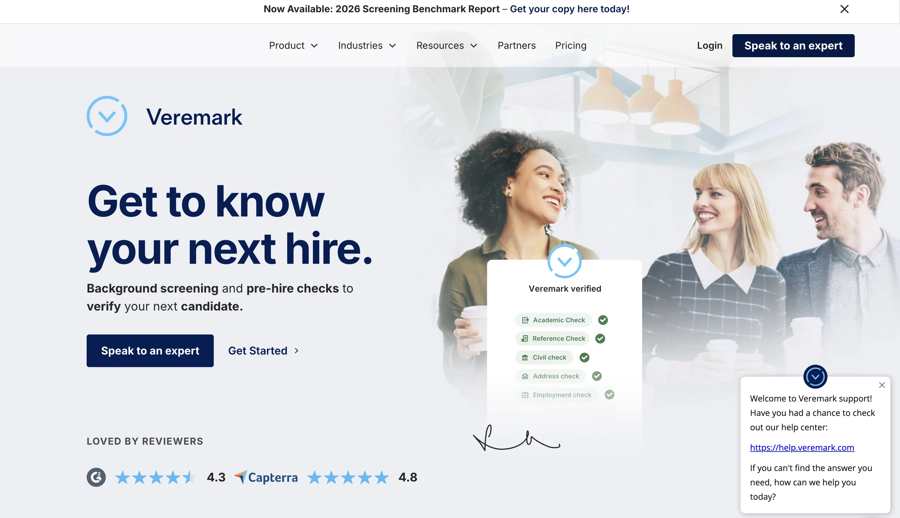 Veremark Homepage