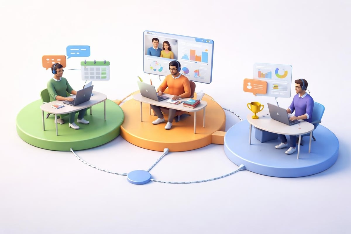 Remote sales team structure