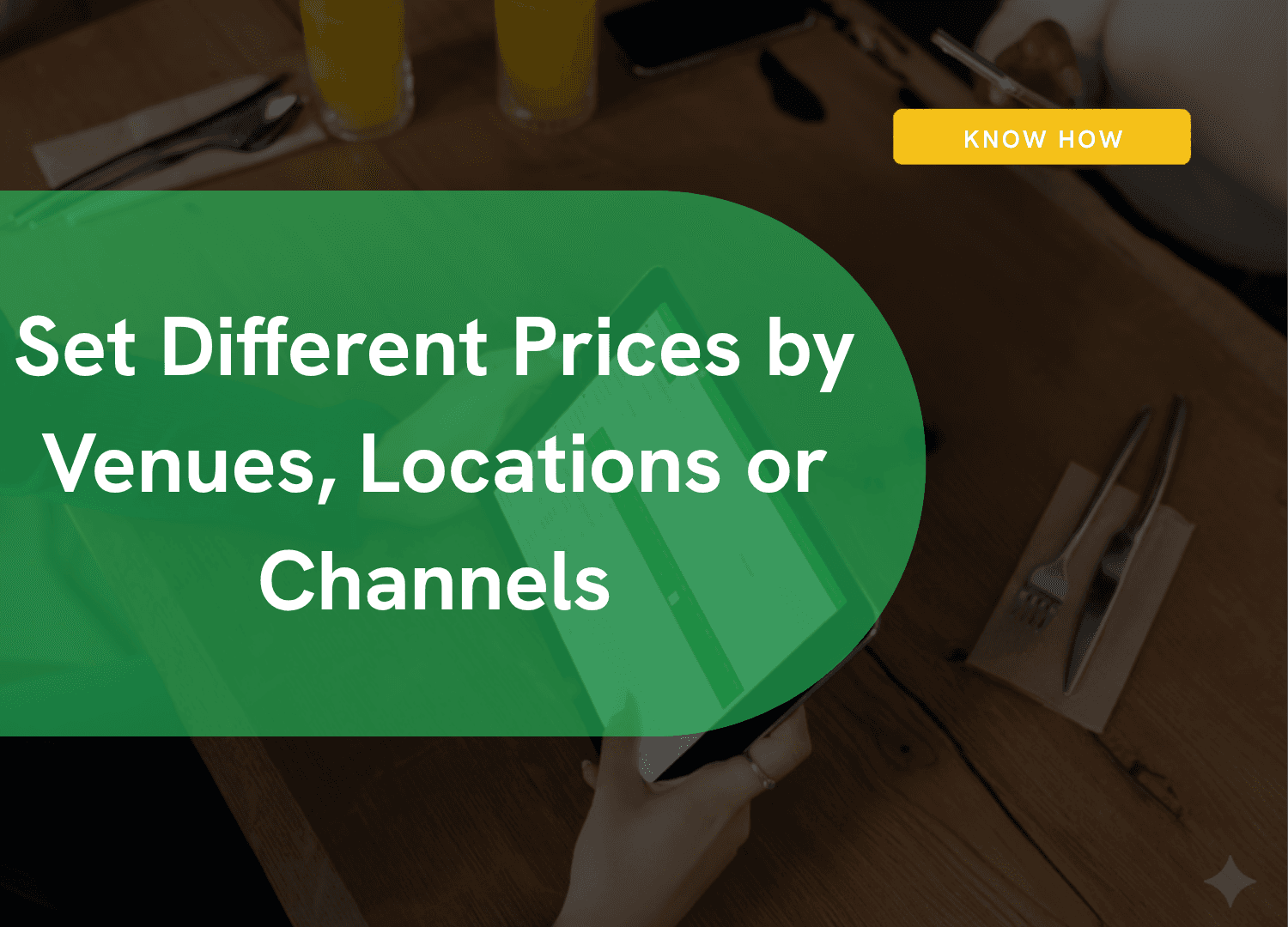 easily set different pricing levels