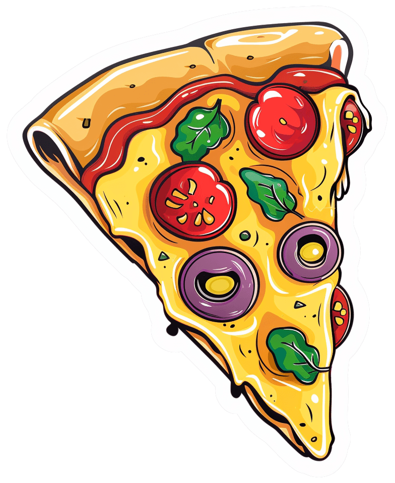 vector slice of pizza