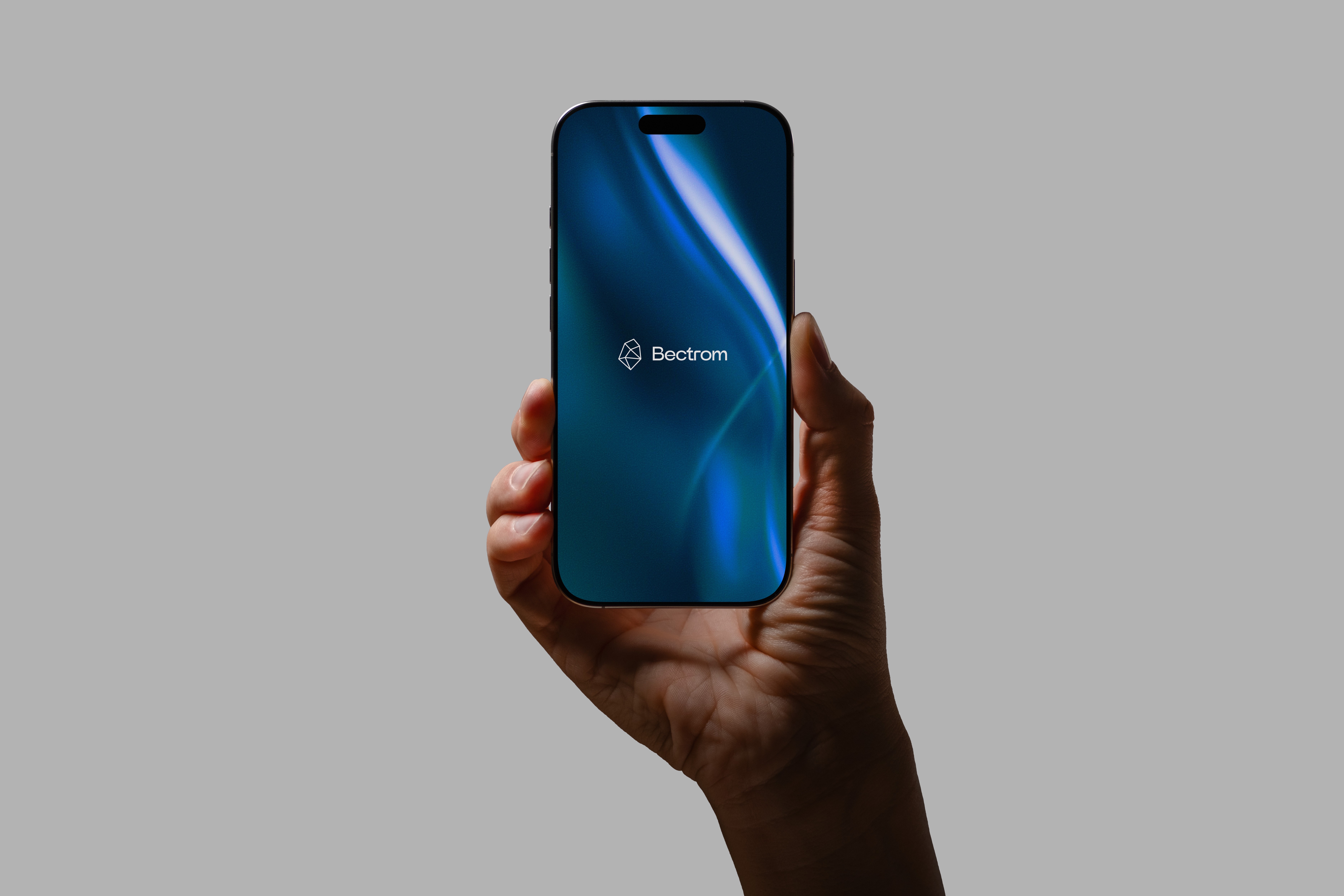 A mockup for iPhone on a table