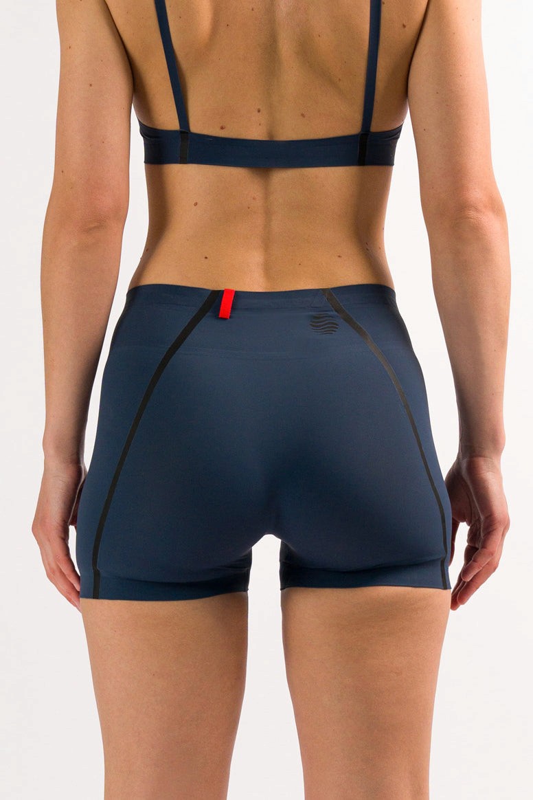 Abyss Blue Swim Shorts Bikini Bottoms 03 Back