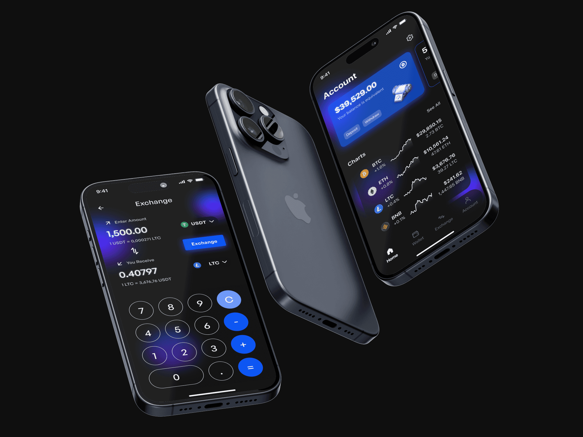 Crypto exchange mobile app