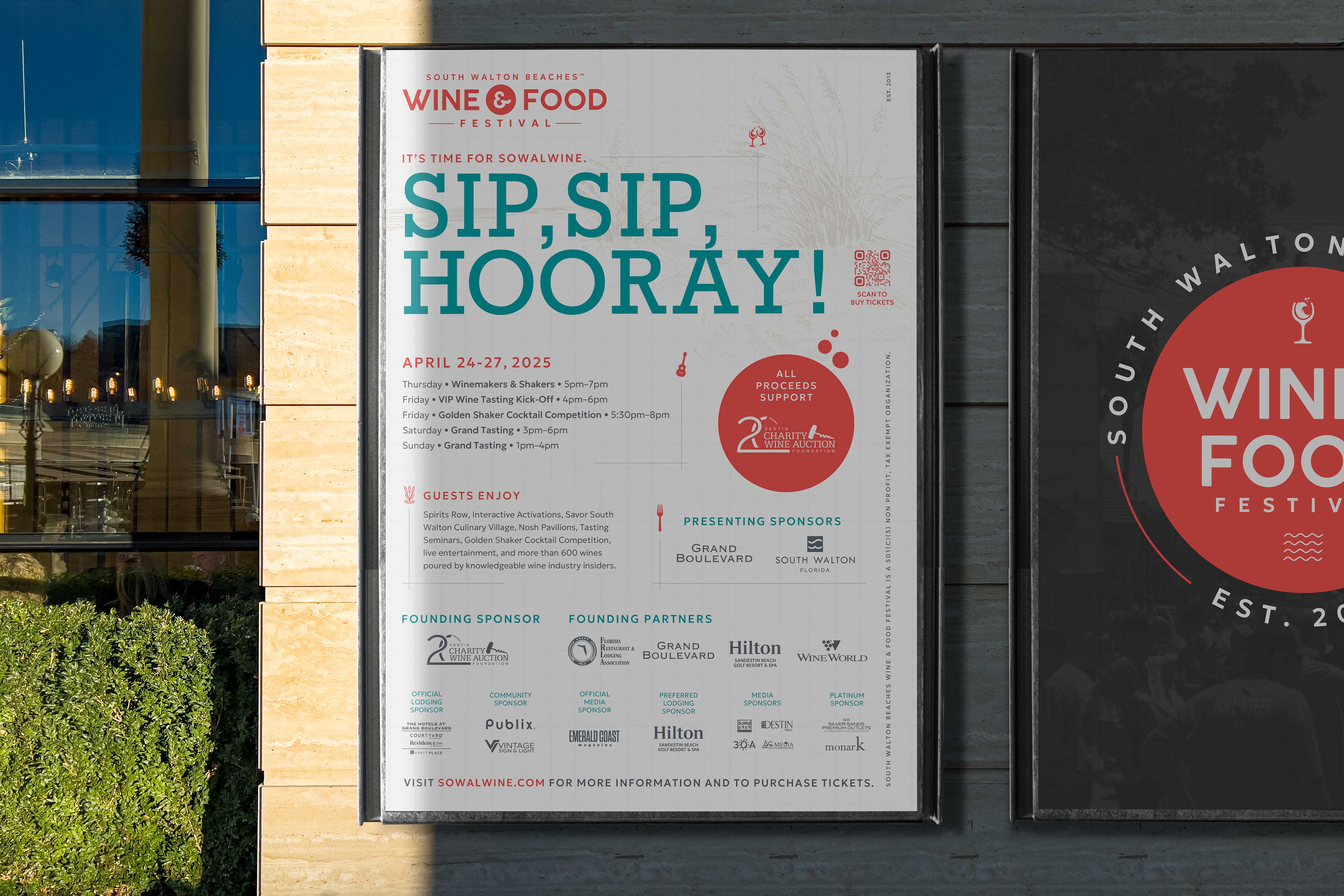 The campaign's visual anchor. This poster design established the key art direction for the season, serving as the foundational boilerplate that was adapted across hundreds of digital and print media placements for maximum brand recall.