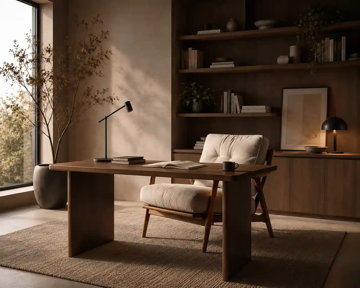Modern study interior