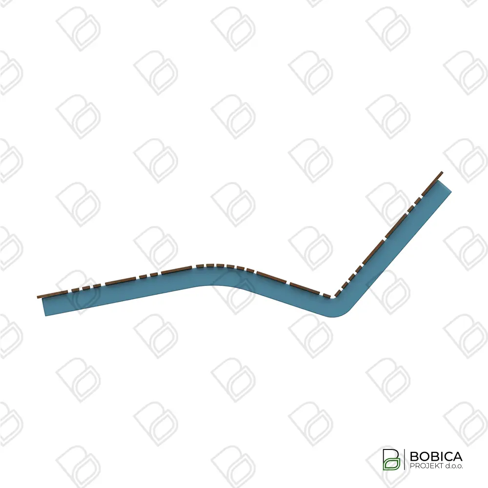 Urbana ležaljka – "Onda Wide Blue"