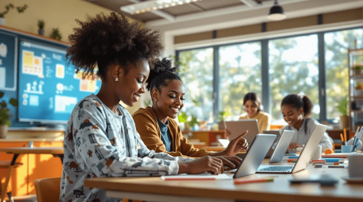 High school student working on original academic research with a PhD mentor, representing an Algoverse alternative for students exploring fields beyond AI