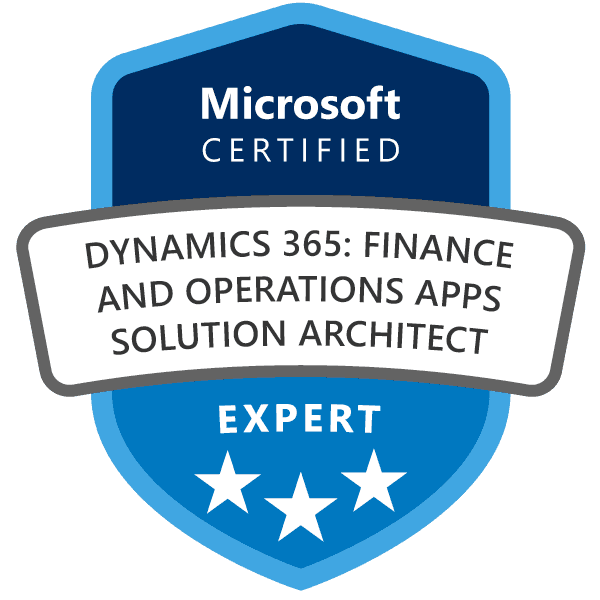 MB-700 – Microsoft Dynamics 365: Finance and Operations Apps Solution Architect