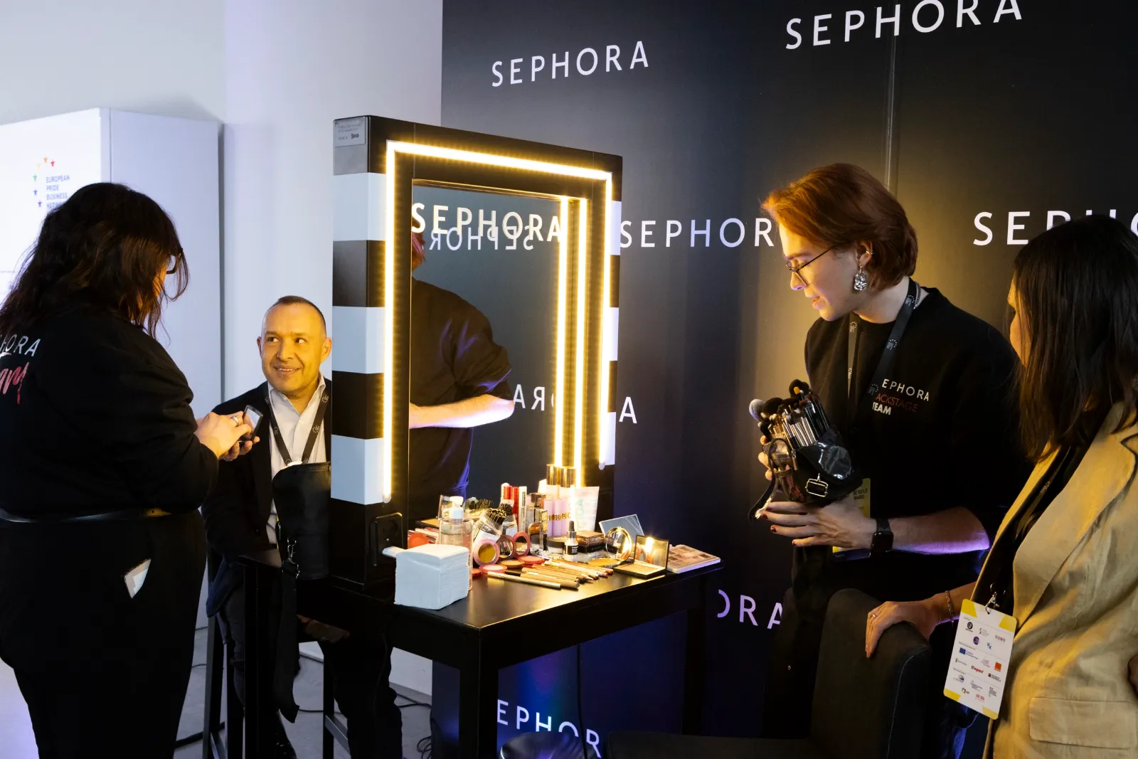 EPBN WISE Role Model gala, Sephora zone for guests