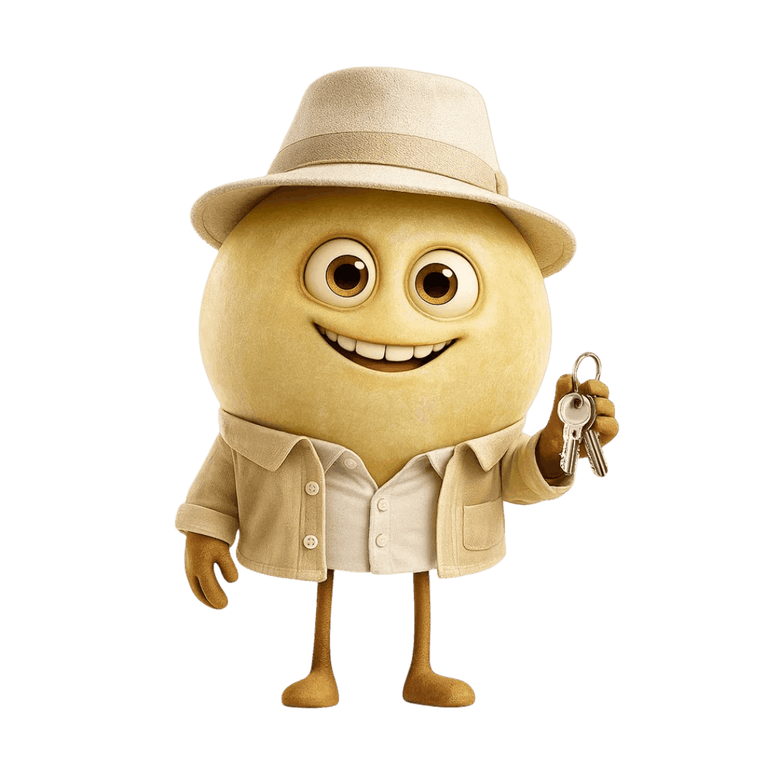 Grenache Blanc grape berry illustration for wine education.