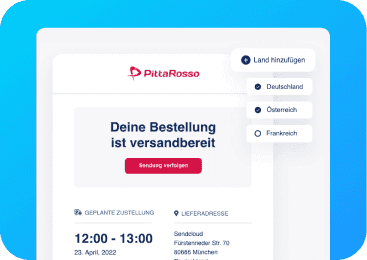 Bestellung ist versandbereit Trackingseite