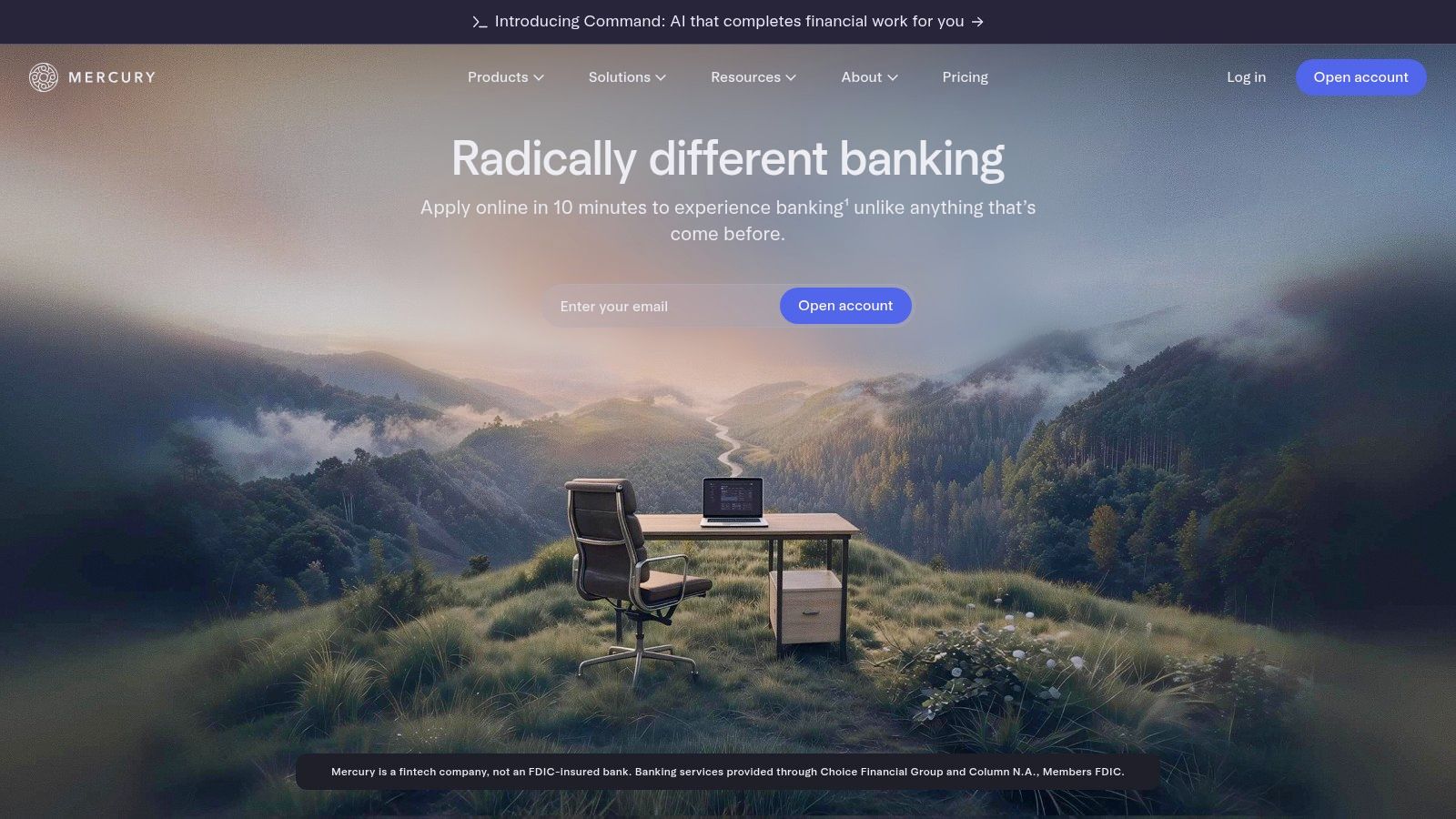 Screenshot from https://mercury.com/