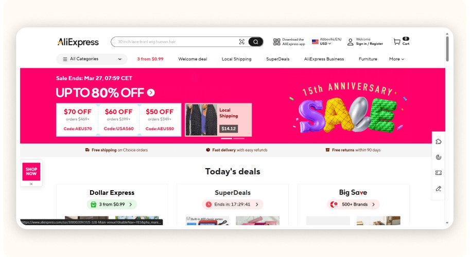 AliExpress – The Largest Global Apparel Marketplace