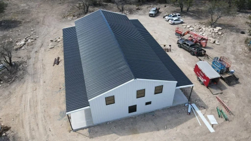 Metal Roof Aerial View