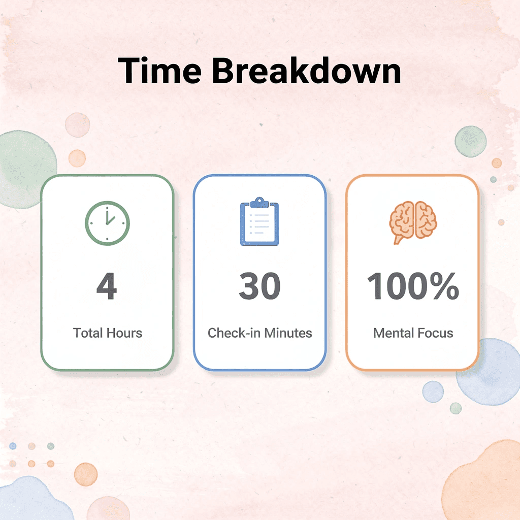 Key time and focus metrics for SAT test day