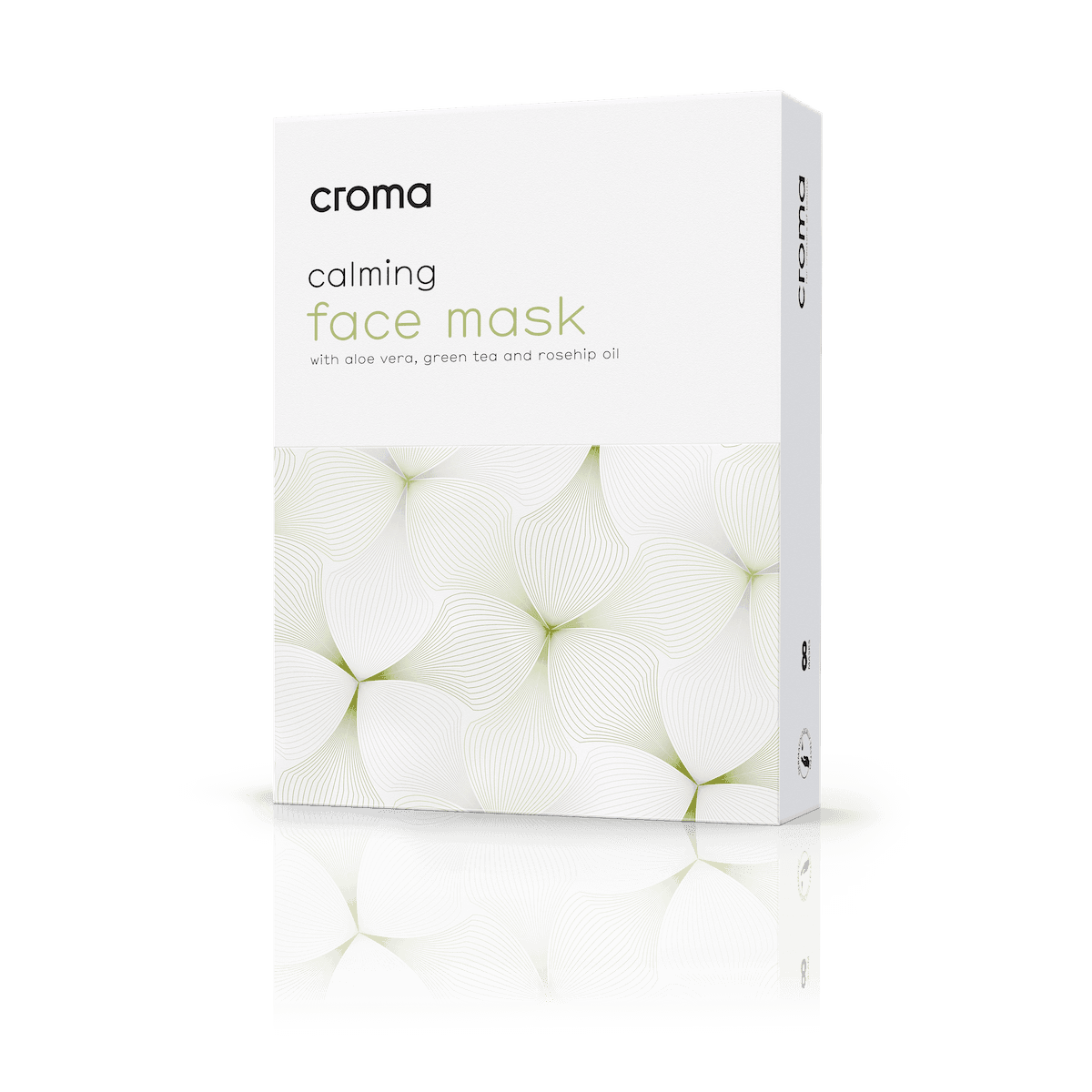 Croma calming face mask box