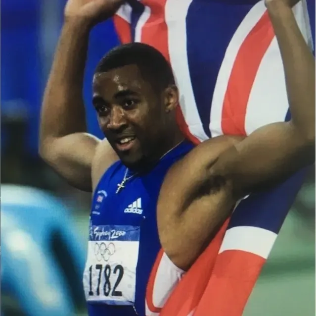 Portrait of Darren Campbell during the Sydney 2000 Olympic period
