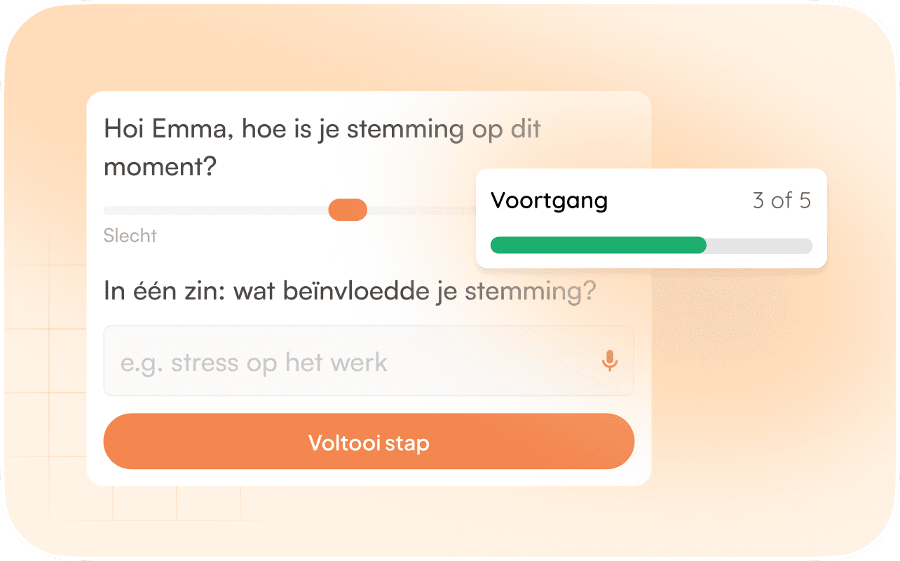 Gepersonaliseerde interventies die aansluiten bij de context van de cliënt en naadloos passen binnen het behandelplan