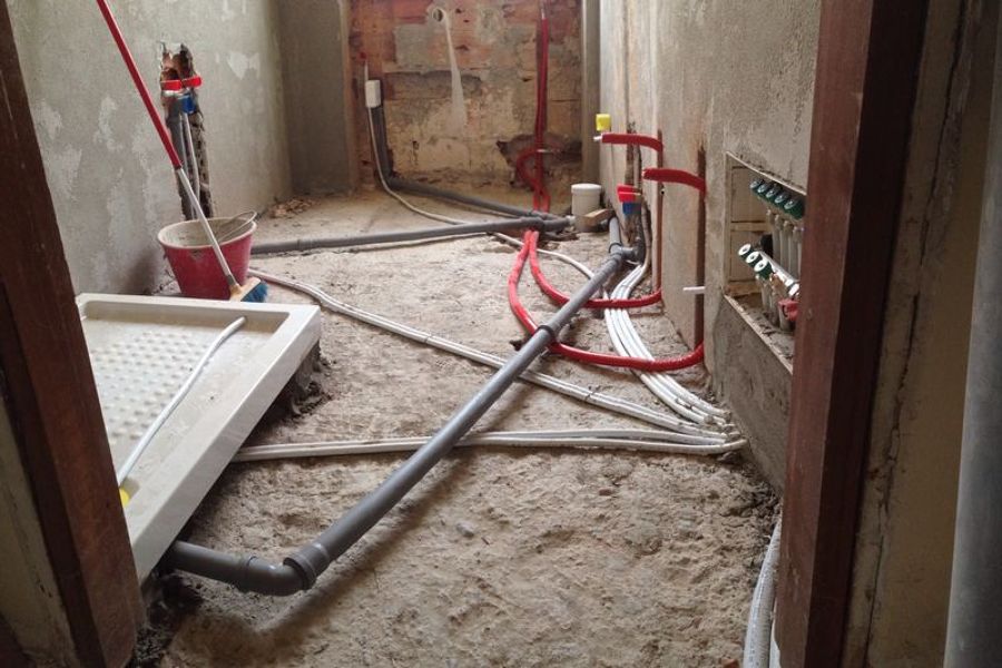 impianti di bagno in ristrutturazione