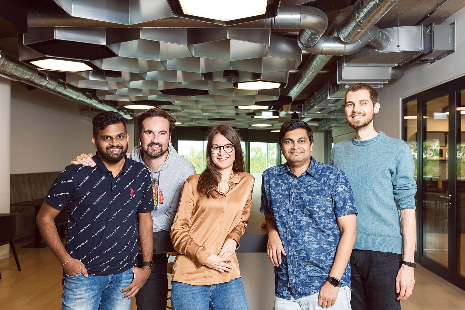 Group photo of the Sovendus Data, BI and Recommendation team