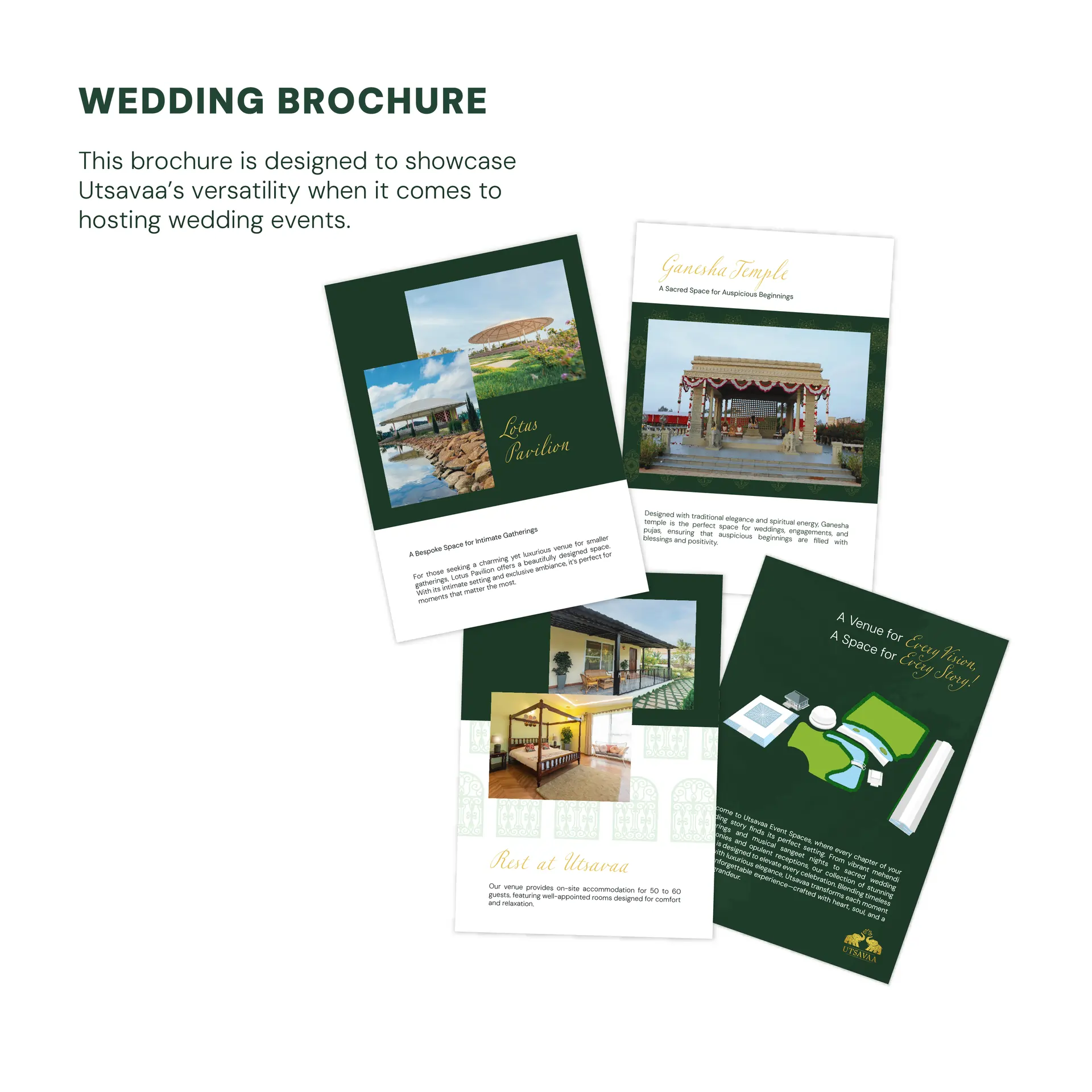 Wedding brochure for Utsavaa