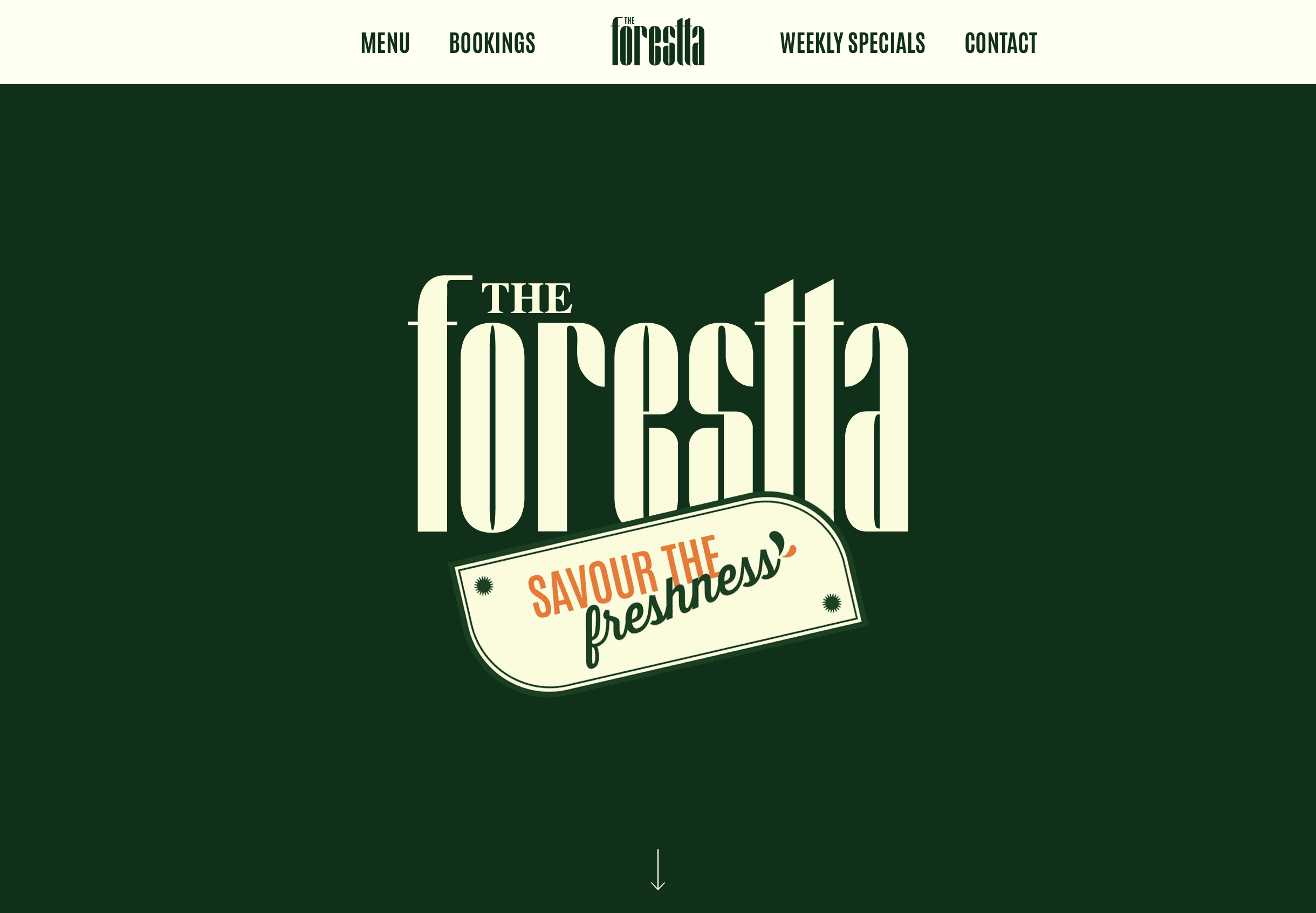 Restaurant website design