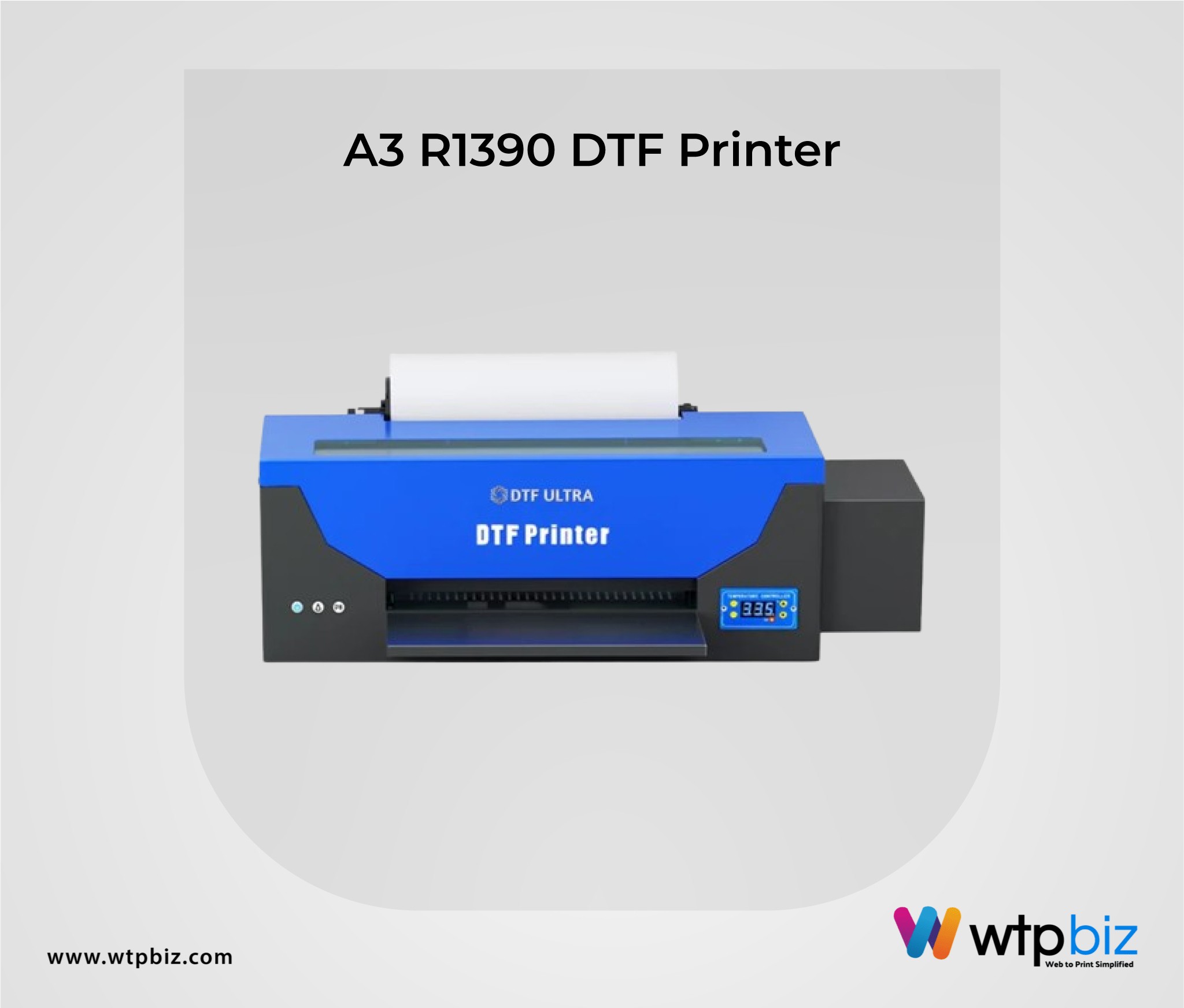 A3 R1390 DTF Printer