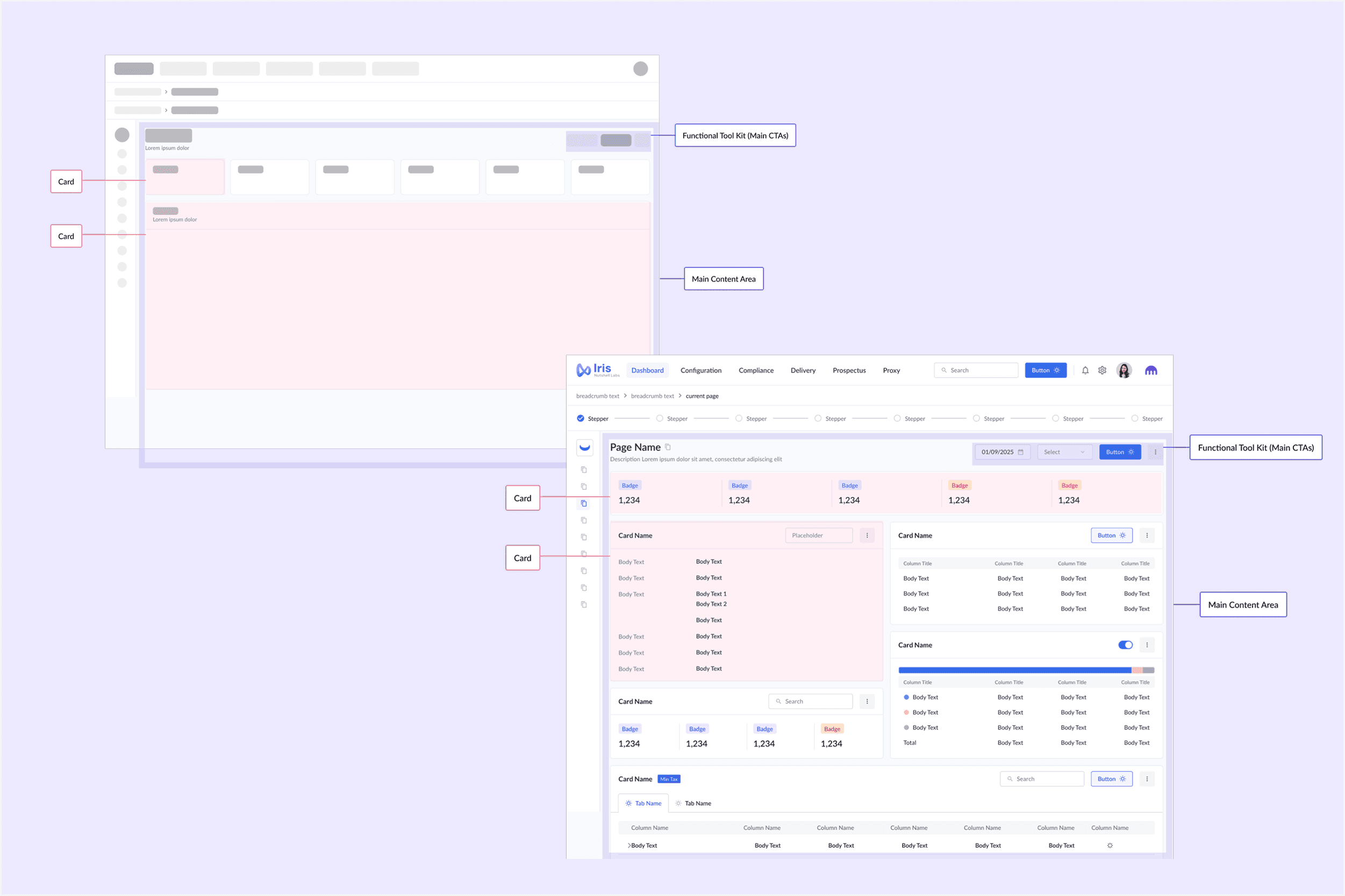 Nutshell Thumbnail Configuration Interfaces