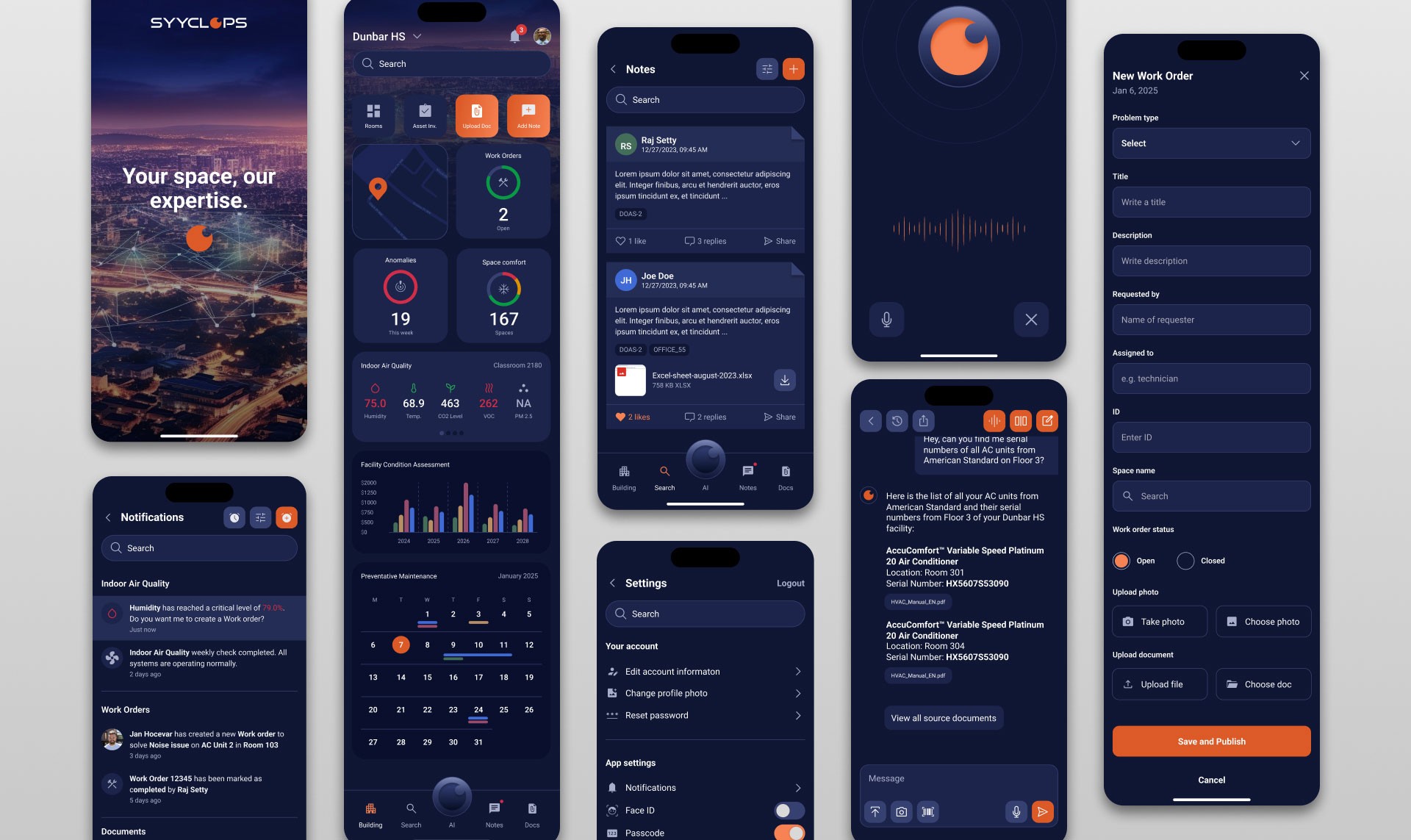 Mobile app designs