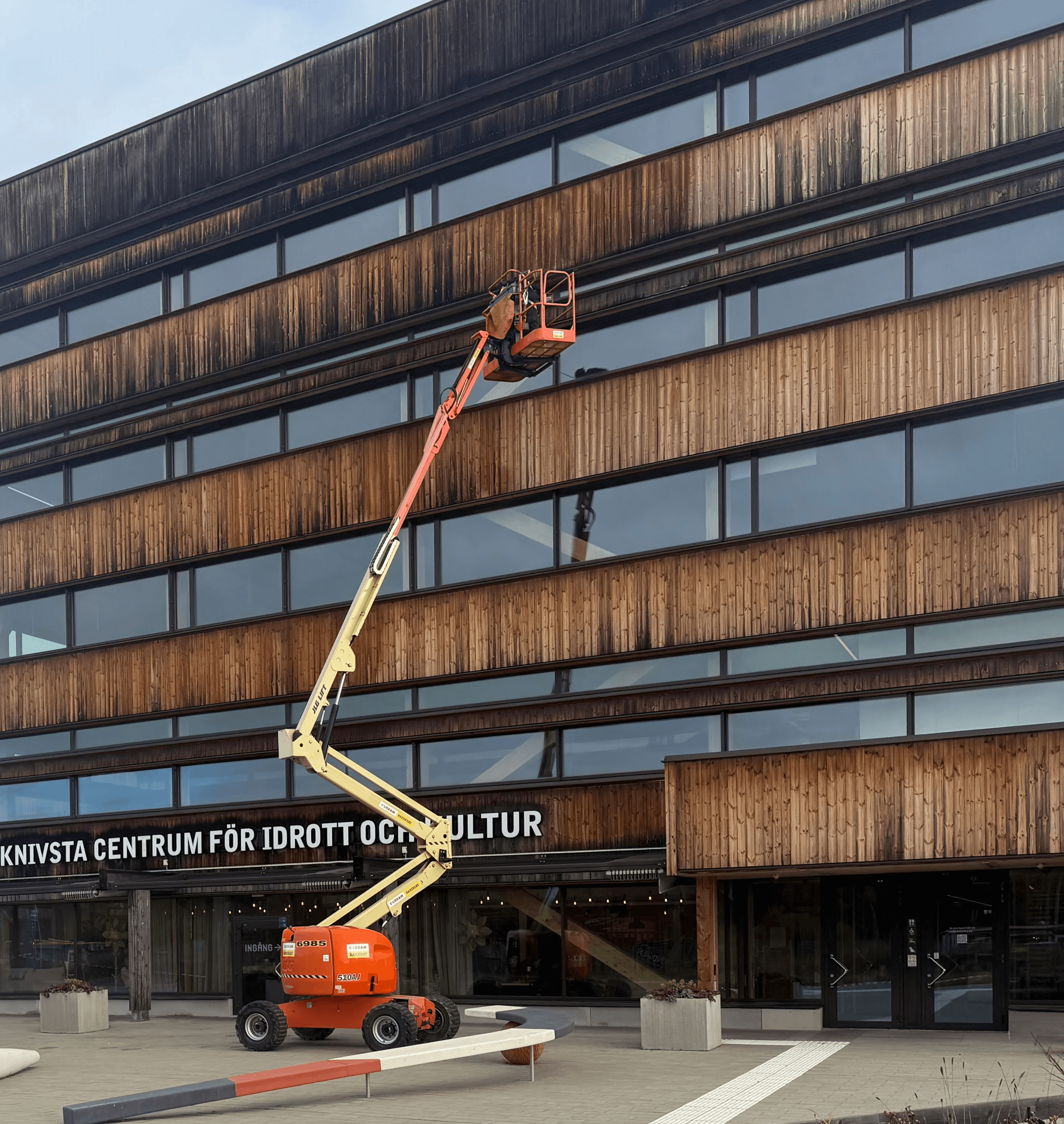 Aquafix, Fasadtvätt för BRF i Stockholm