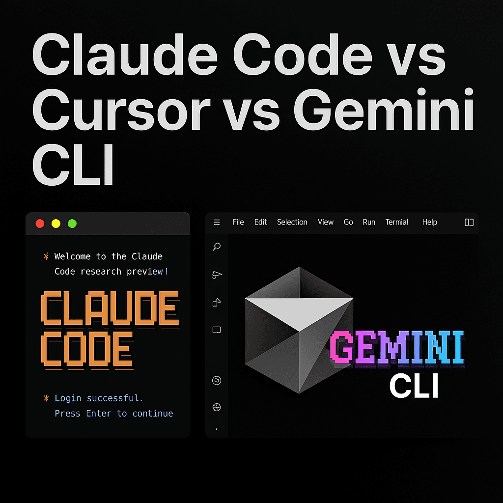 Claude Code vs Cursor vs Gemini CLI