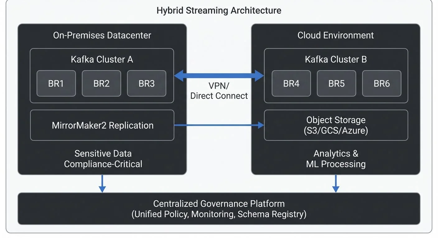 Multi-environment streaming architecture patterns