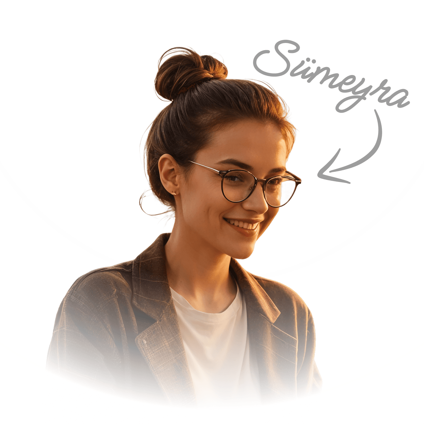 Smiling business professional in a navy suit and tie posing with confidence.