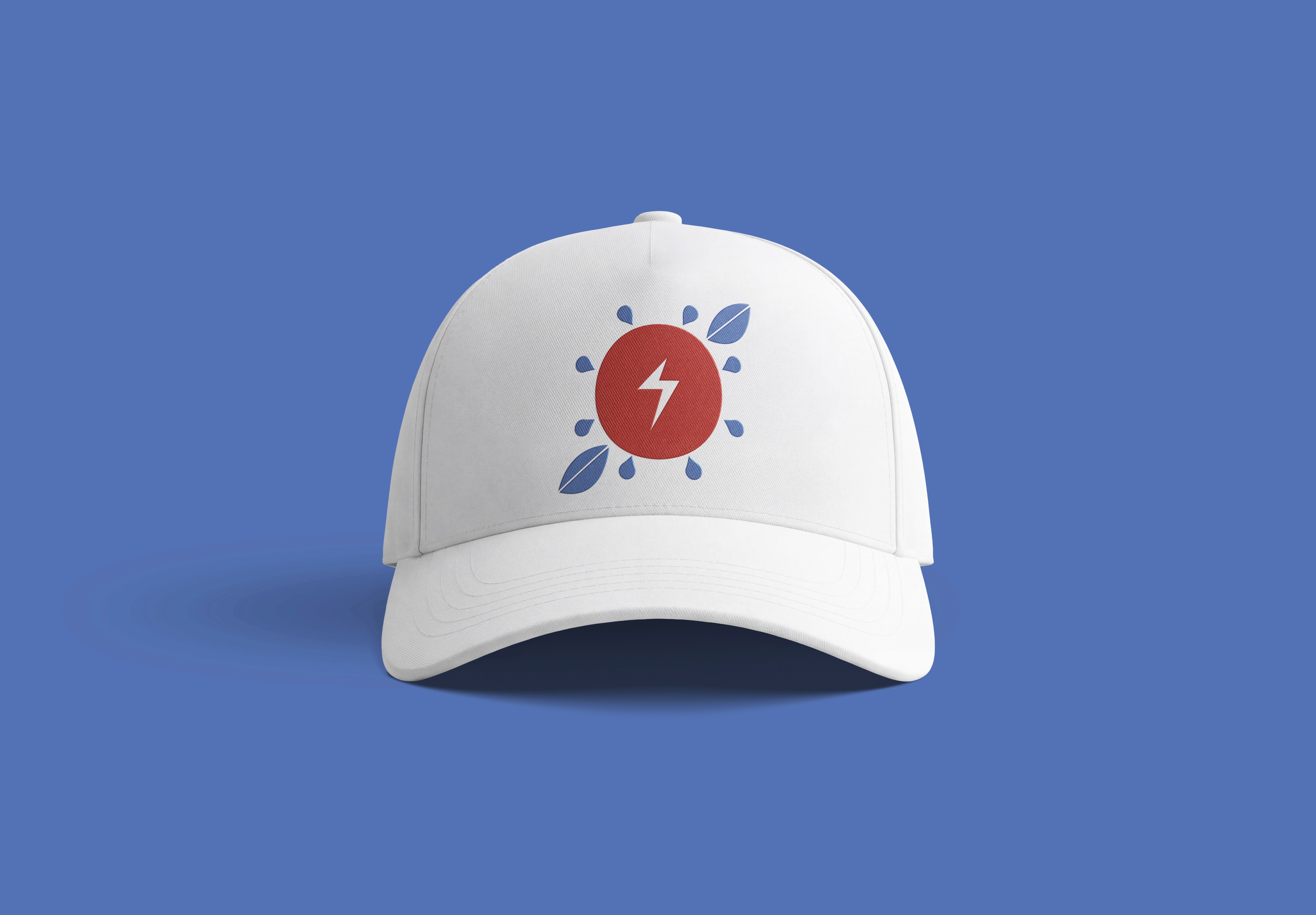 Pastel ice cream packaging design with retro typography on pink background