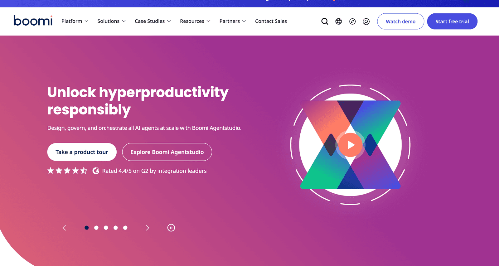 Boomi Home Page 