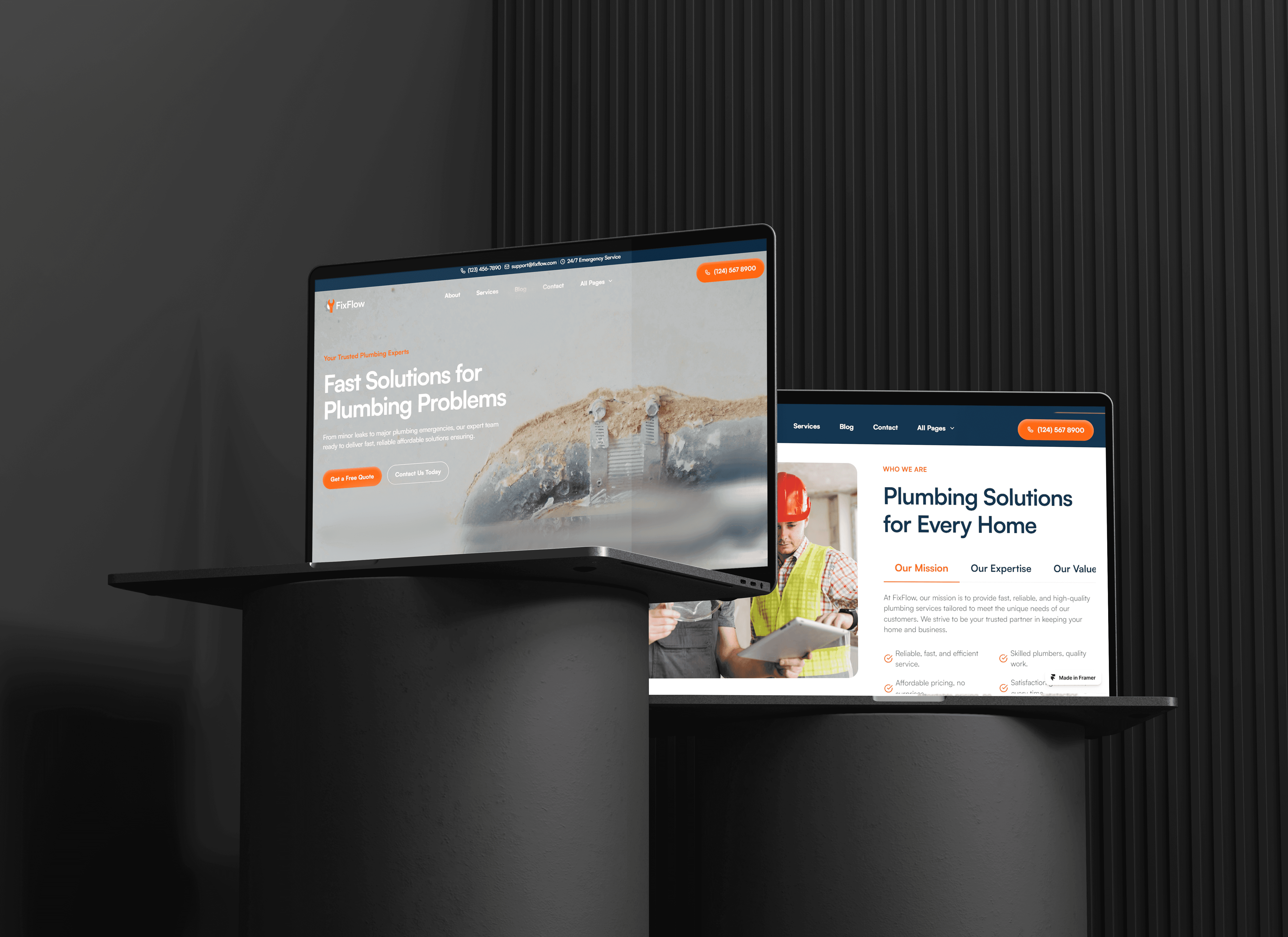 Fixflow Plumbing website
