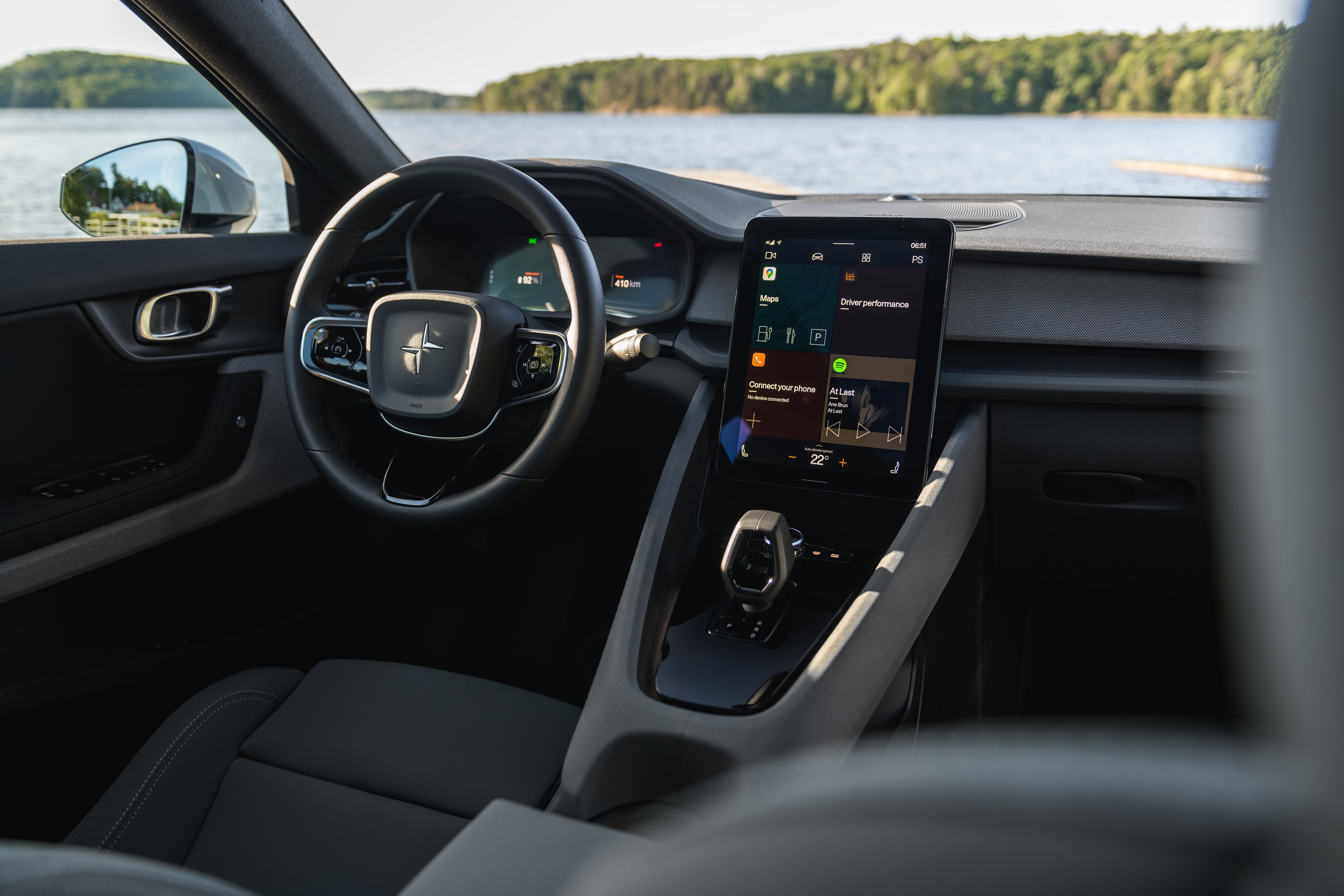 Intérieur de la Polestar 2
