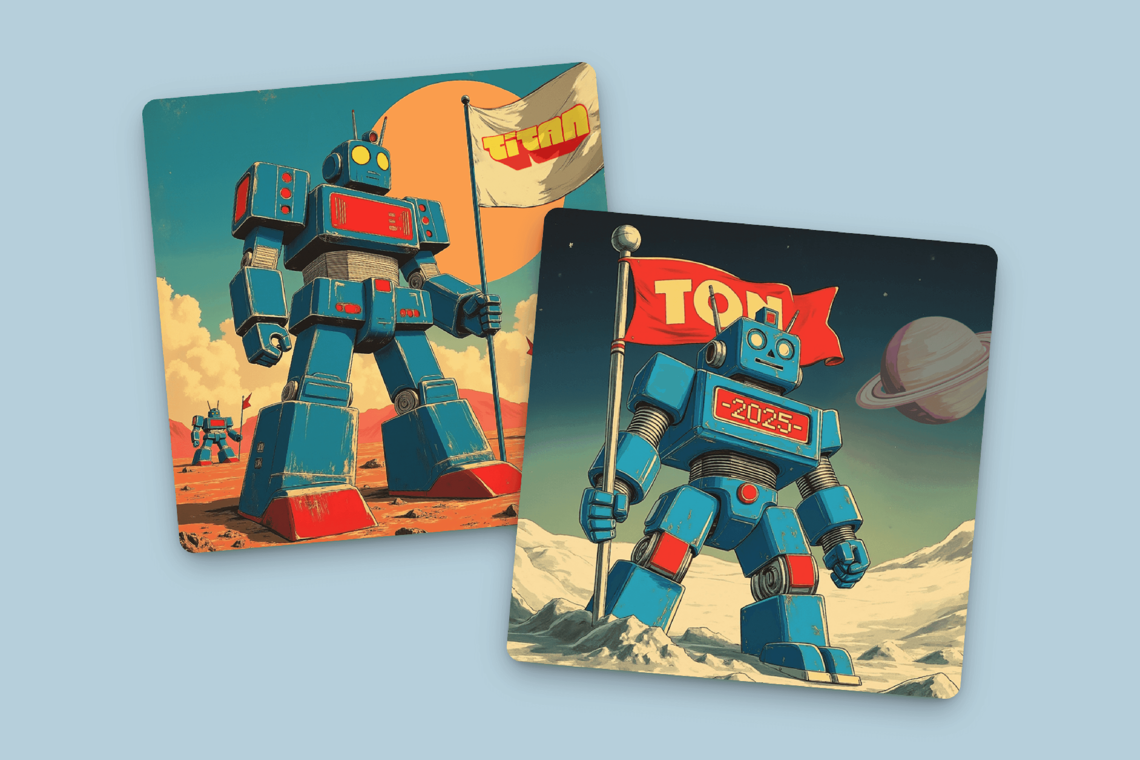 Titan social graphics