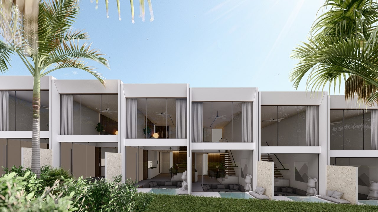 1-bedroom townhouse in Alex Villas Complex 3 in Pererenan