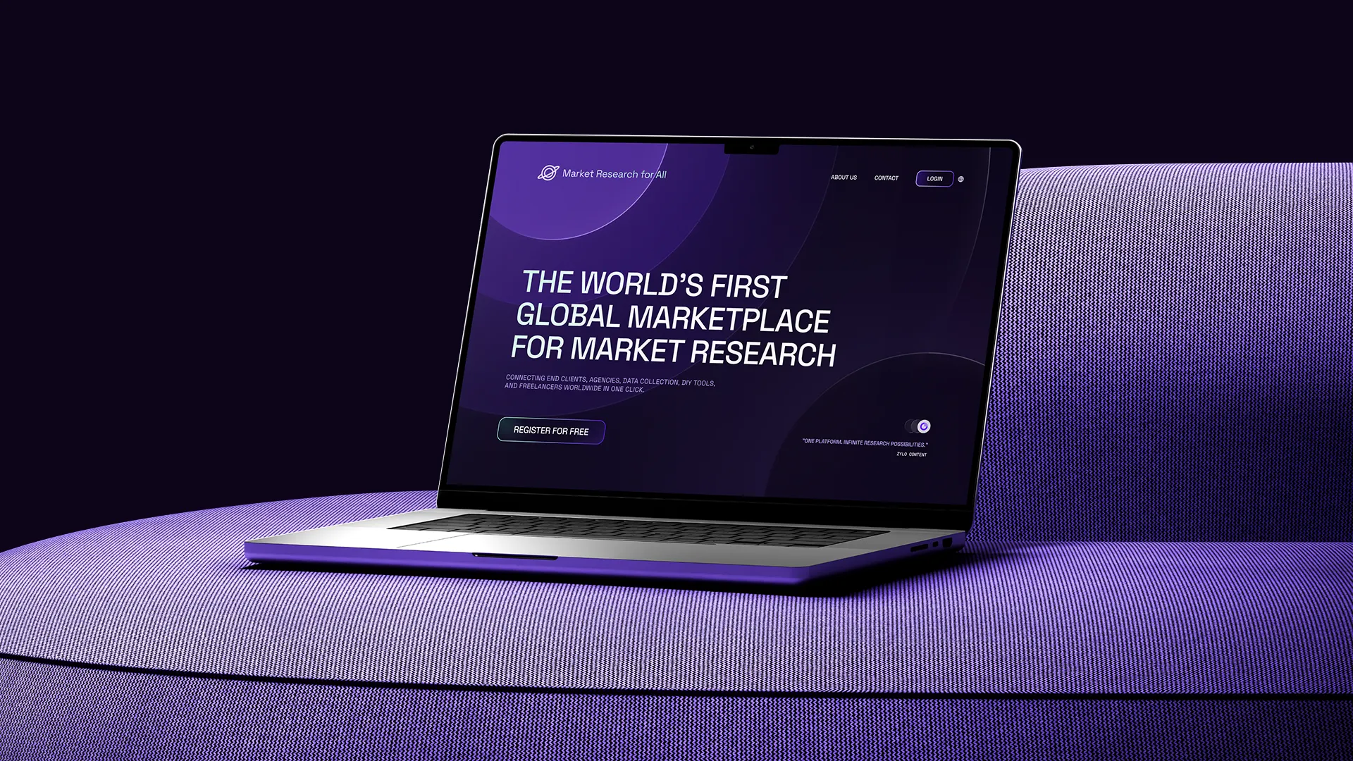 Identidade visual Marketing Research for All