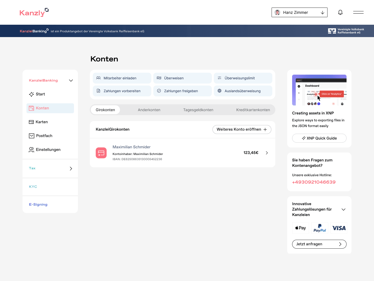 An image of Dreelio's dashboard