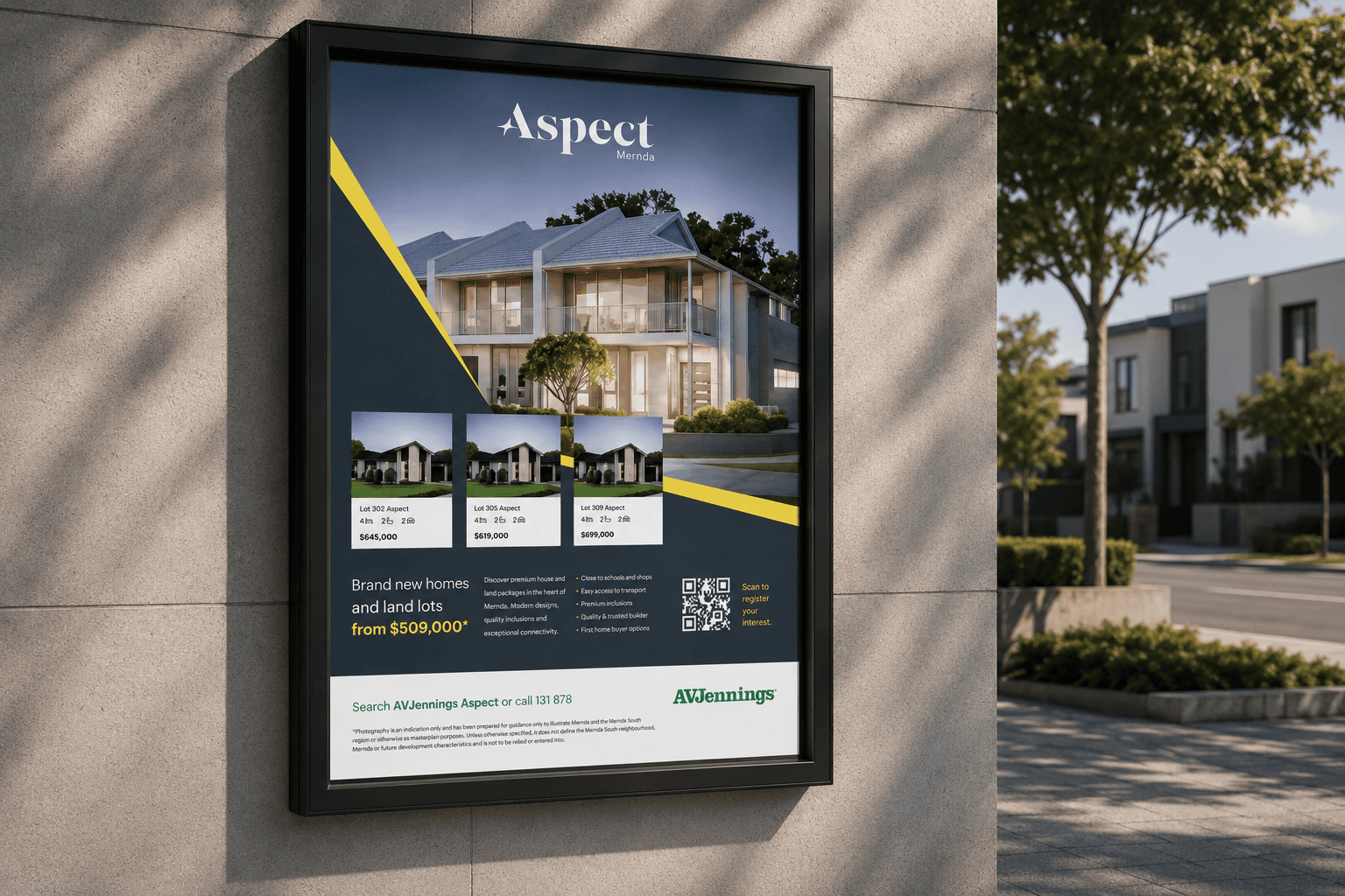 Aspect Mernda marketing collateral mockup