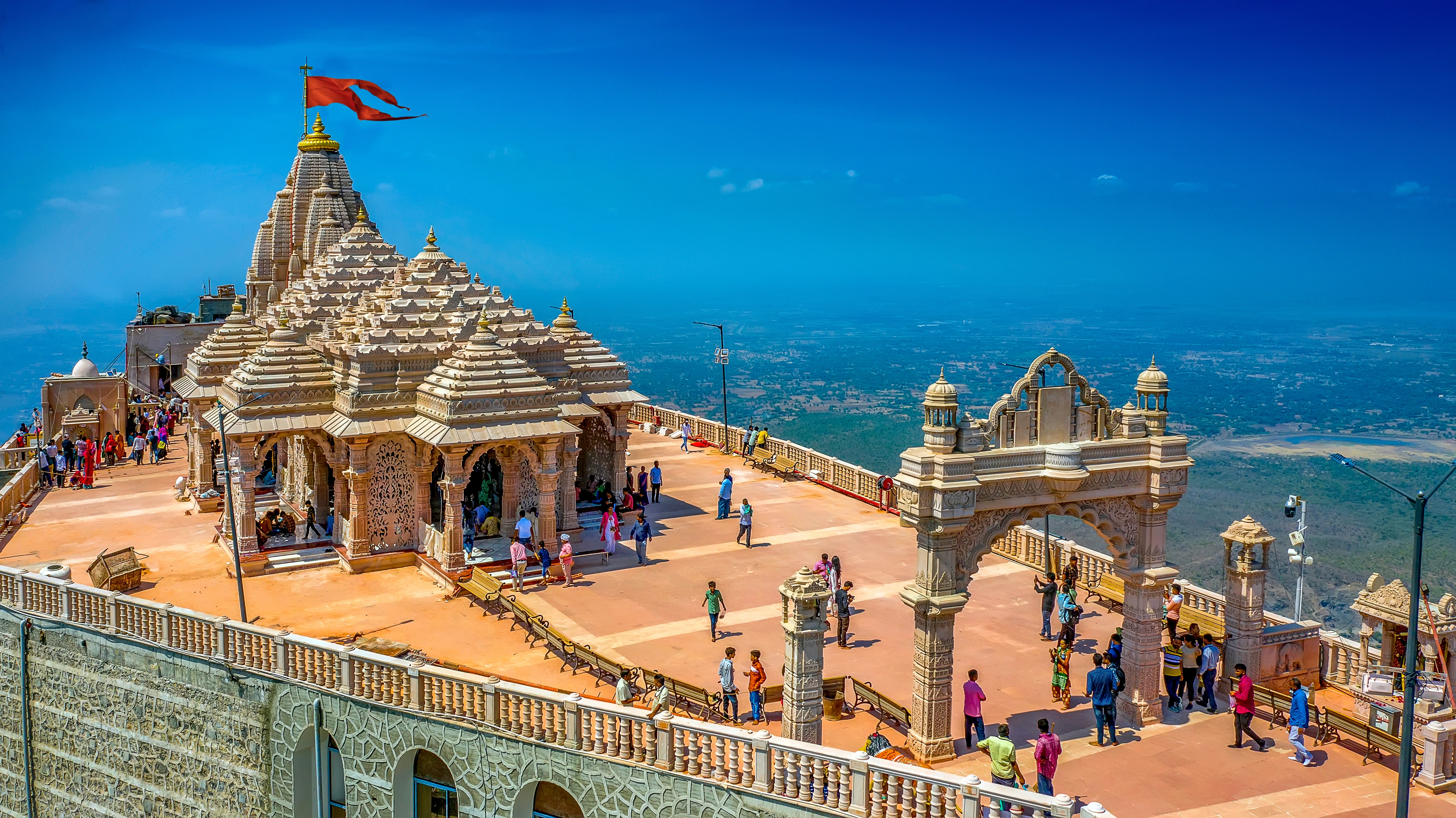 Pavagadh Temple atop scenic hill
