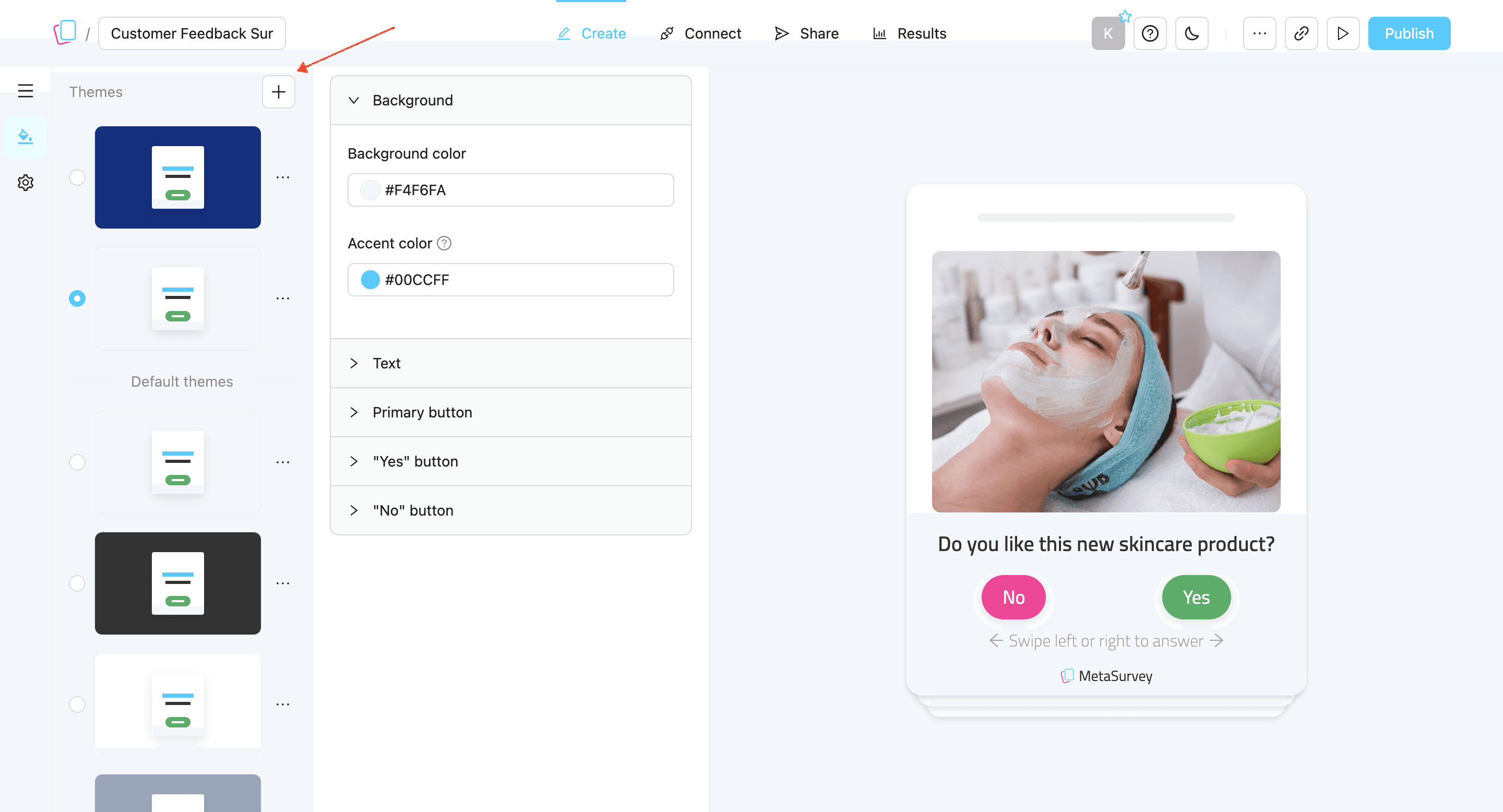 Create a custom theme