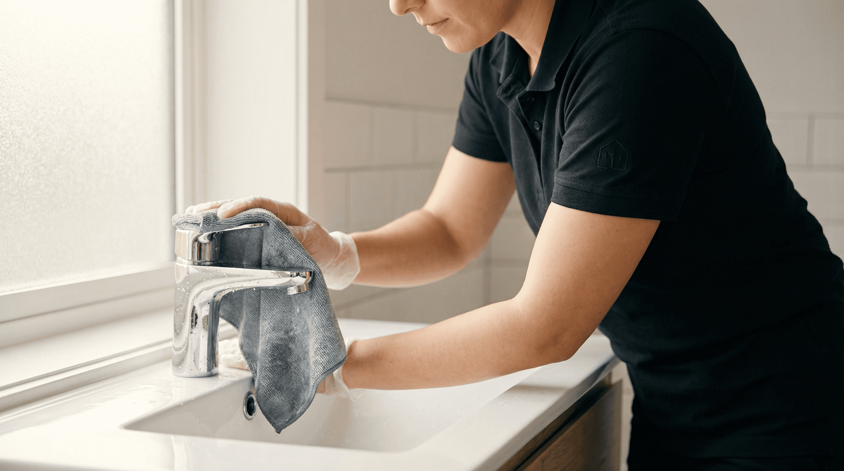 a person standing in front of a mirror posing for the camera