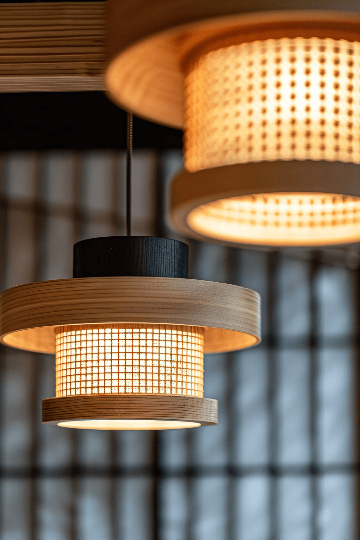 Clay vase with a card displaying its minimalist illustration