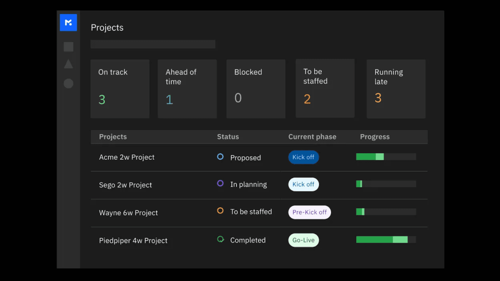 Rocketlane client onboarding interface