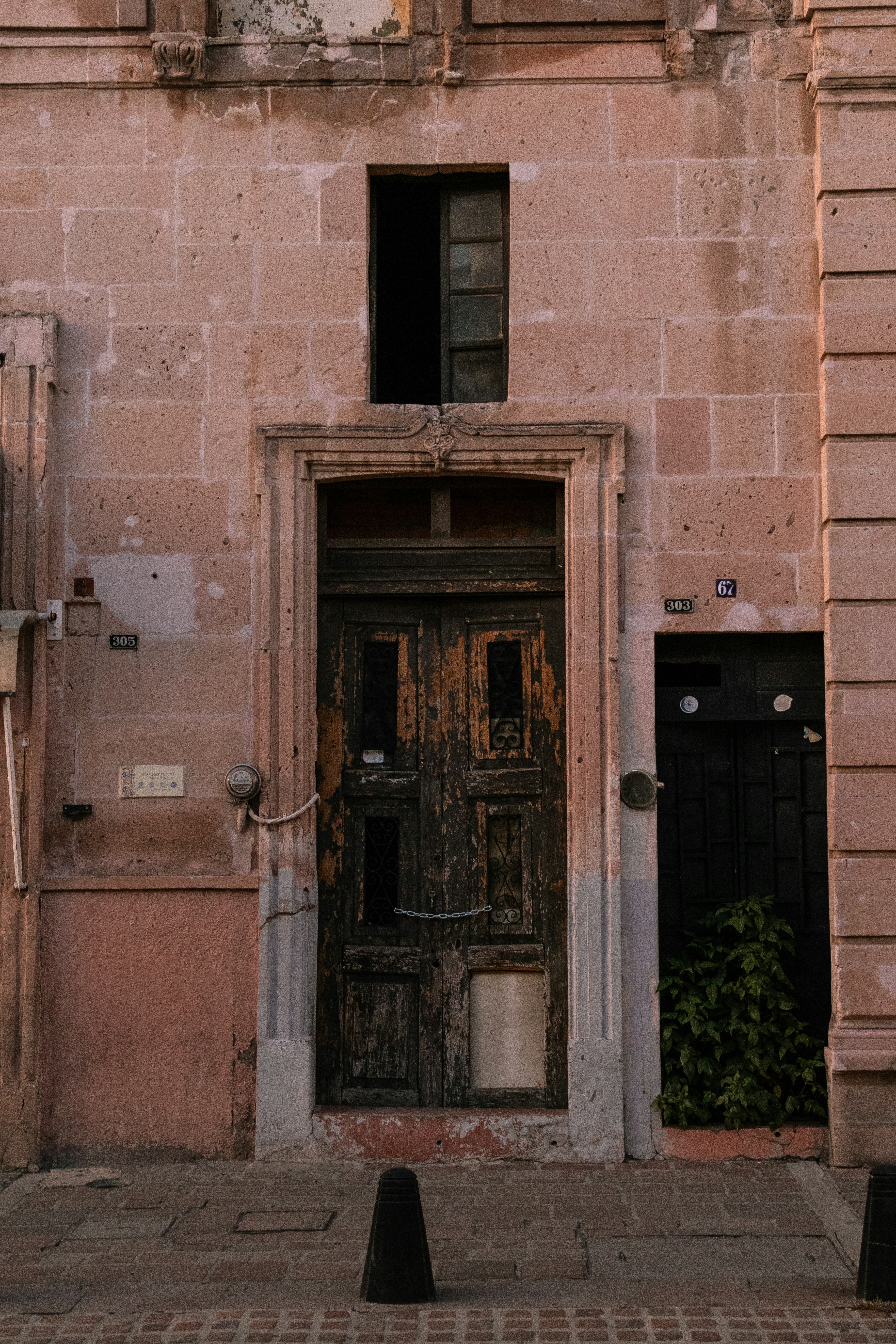 Puerta forzada de vivienda