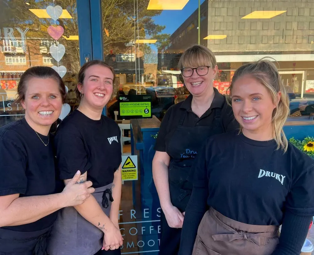 original drury with fleet of vans